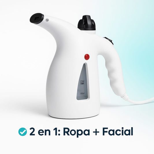 PlanchaExpress™ 2-en-1: 👉 Ropa Impecable + Facial Exprés