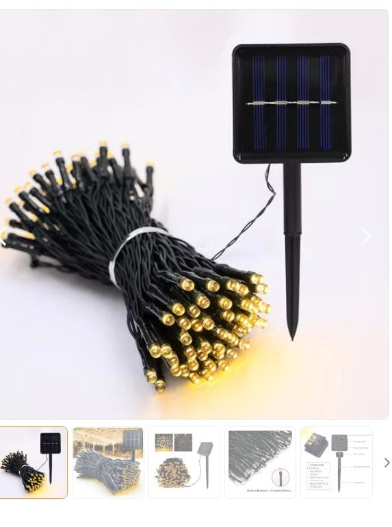 Luz Solar Estelar™ – Guirnalda LED Exterior Premium