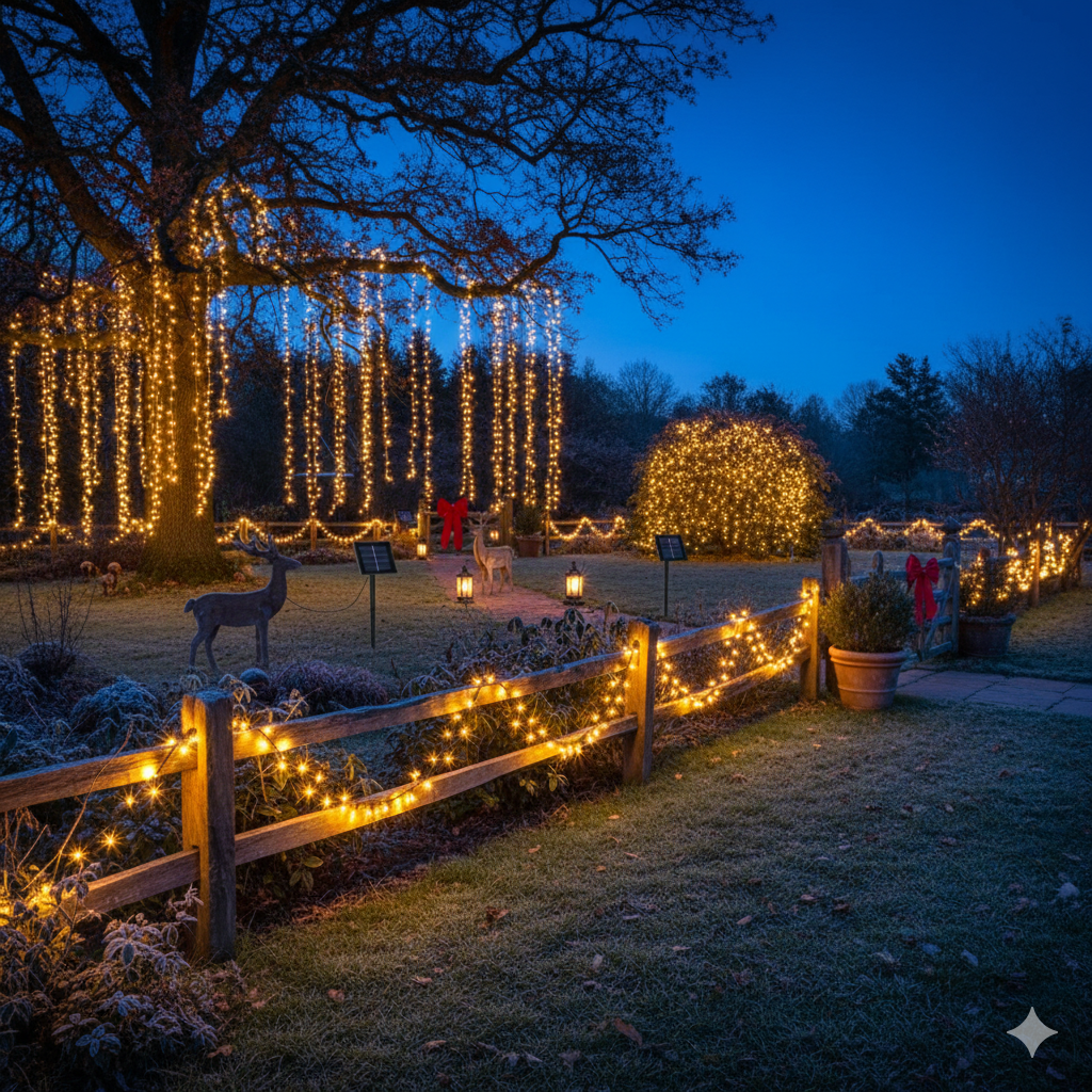 Luz Solar Estelar™ – Guirnalda LED Exterior Premium